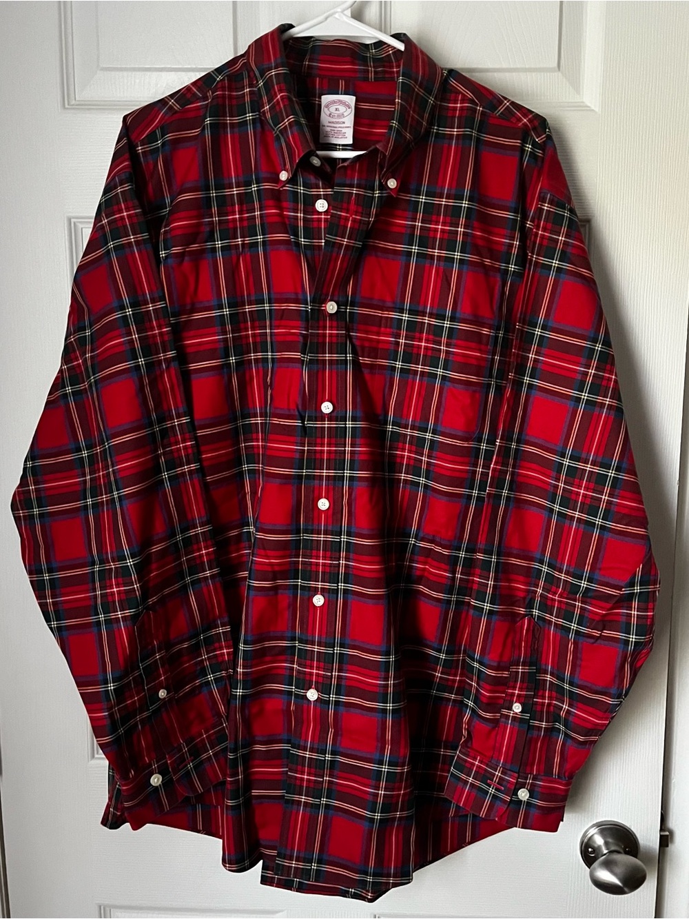 Brooks Brothers Madison Tartan Plaid Button-Down Shirt